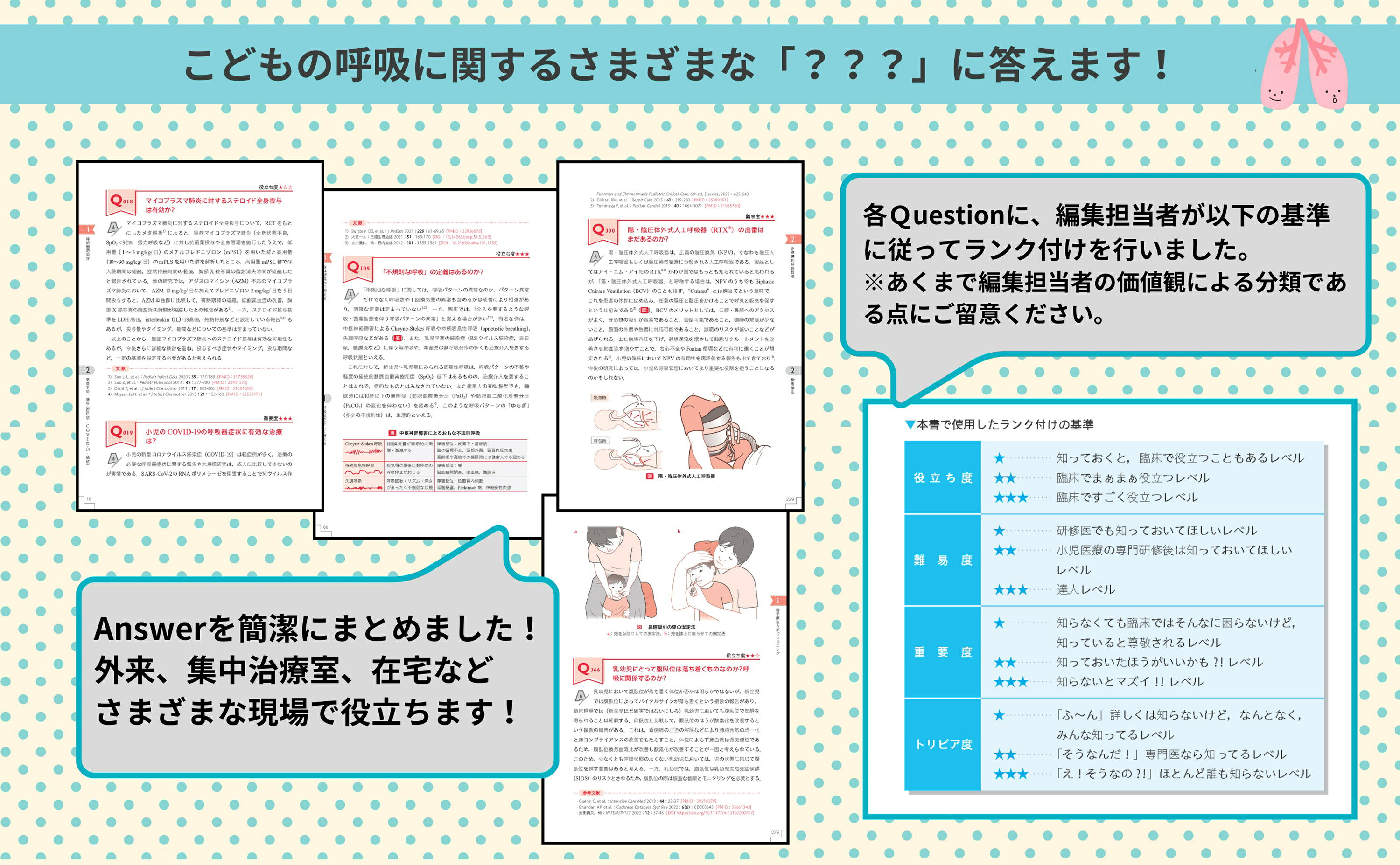 Q&amp;A400 こどもの呼吸のコモンなギモンに答える本 yurindo_9784787825896