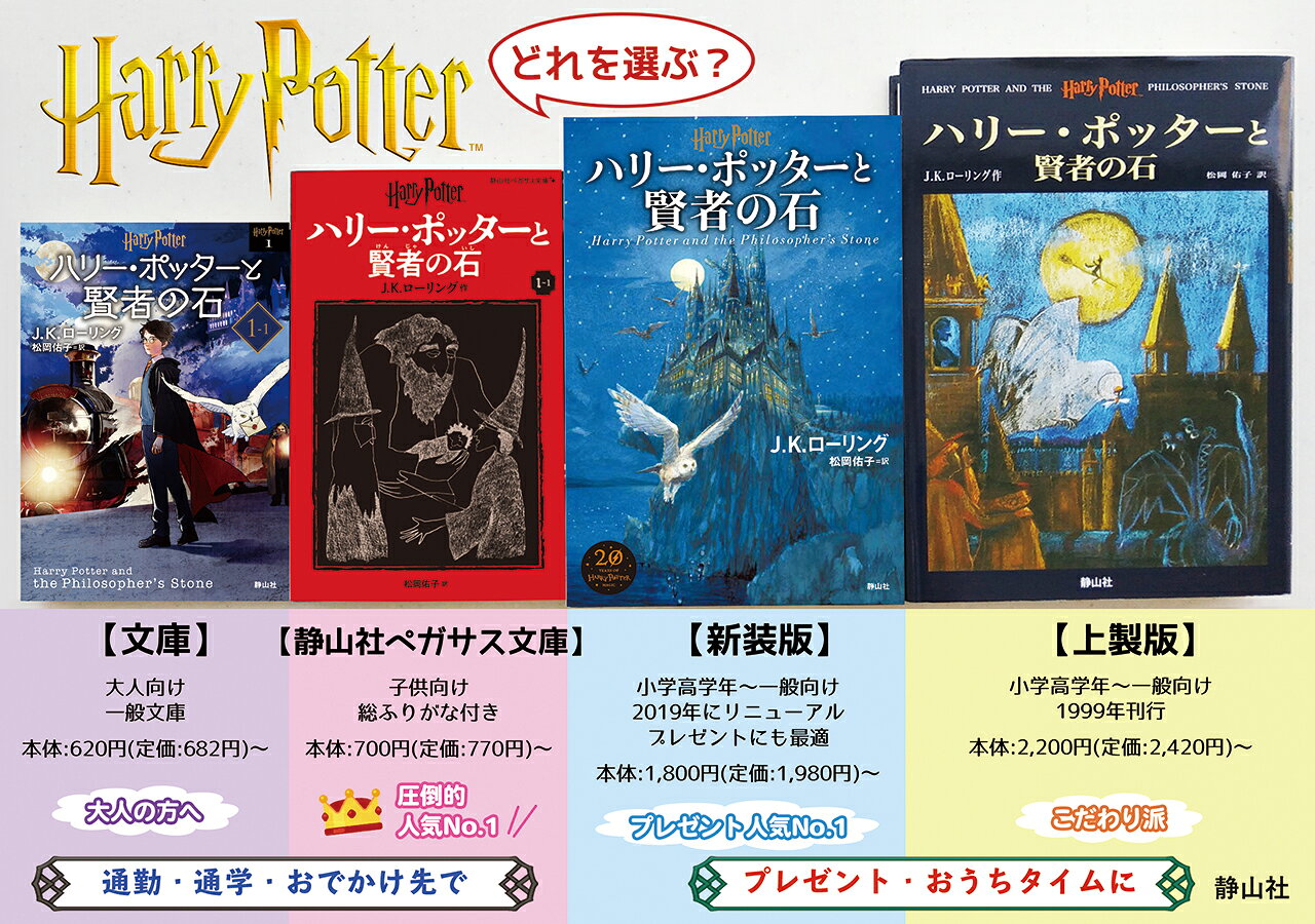 楽天ブックス: 静山社ペガサス文庫 ハリー・ポッター〈新装版〉全20巻
