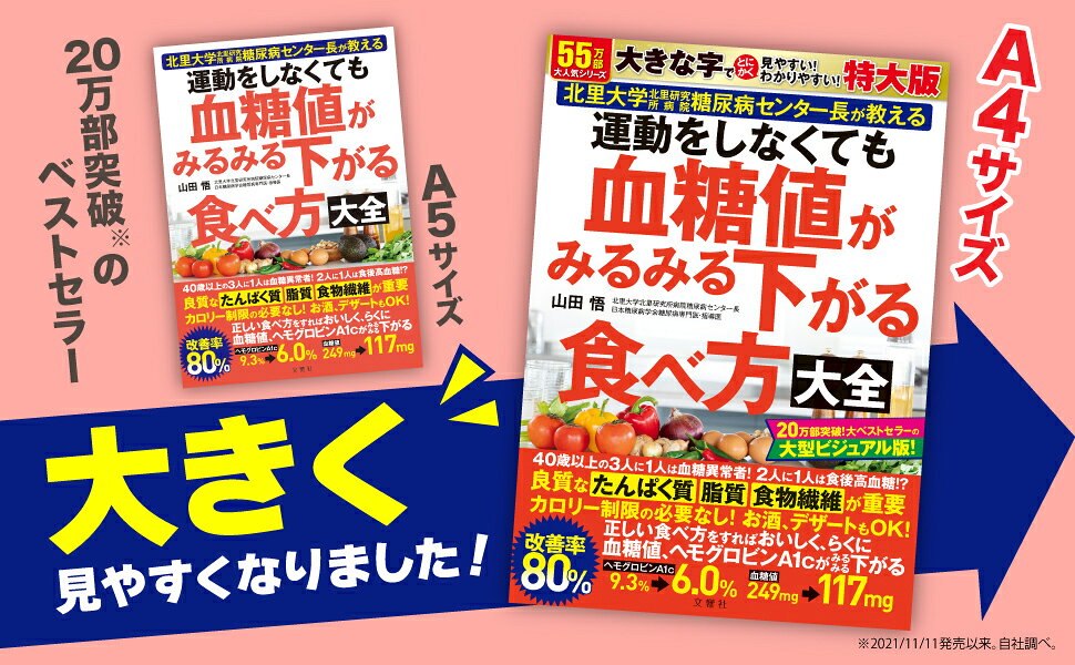 楽天ブックス: 運動をしなくても血糖値がみるみる下がる食べ方大全 特大版 - 山田悟 - 9784866518220 : 本