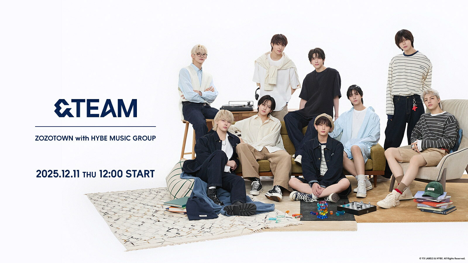 &TEAMメンバーをイメージしたアイテム登場！ HYBE×ZOZOTOWN第2弾 - 推し楽