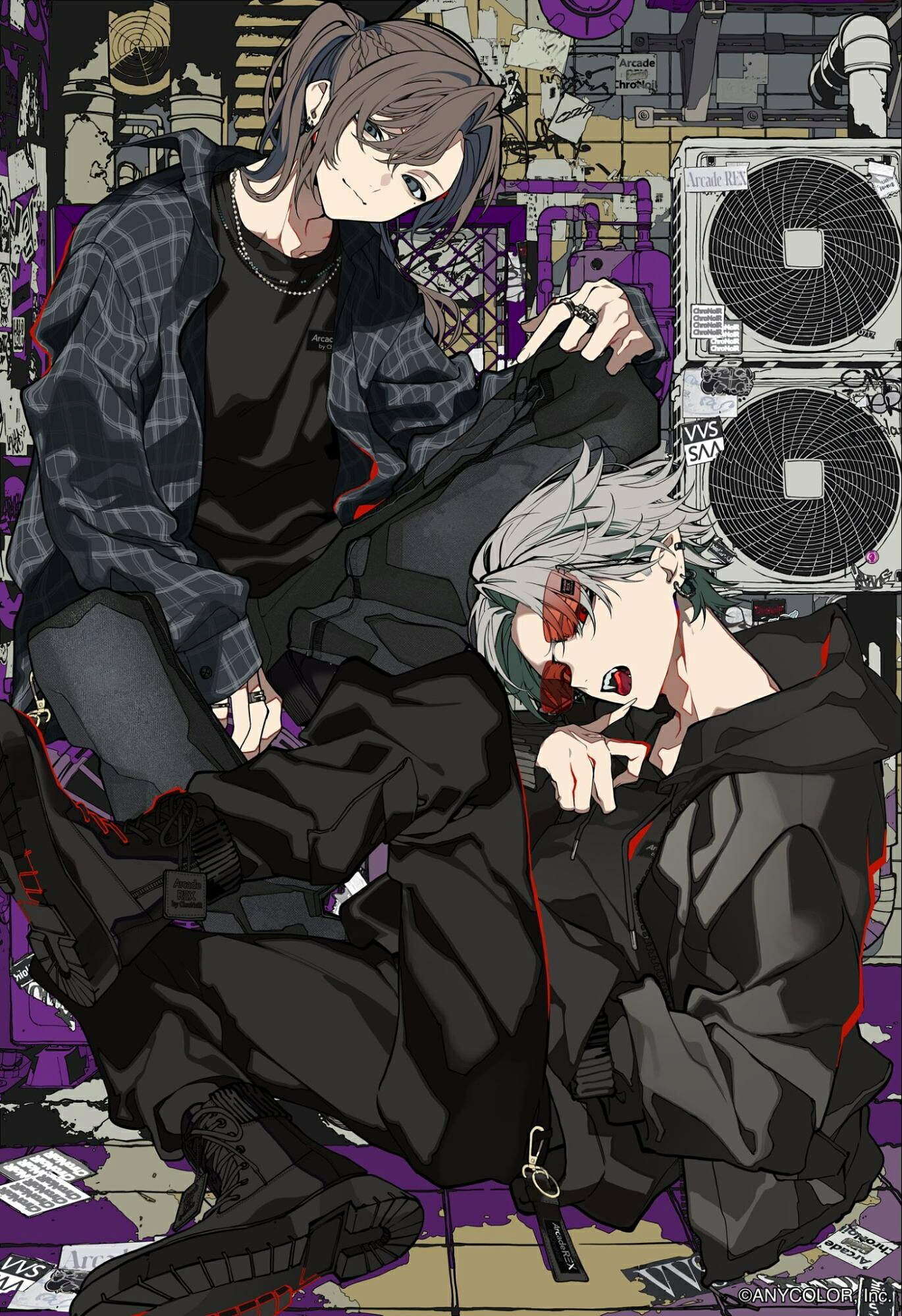 にじさんじ所属ユニット・ChroNoiR×スニダン、新ブランド「Arcade REX