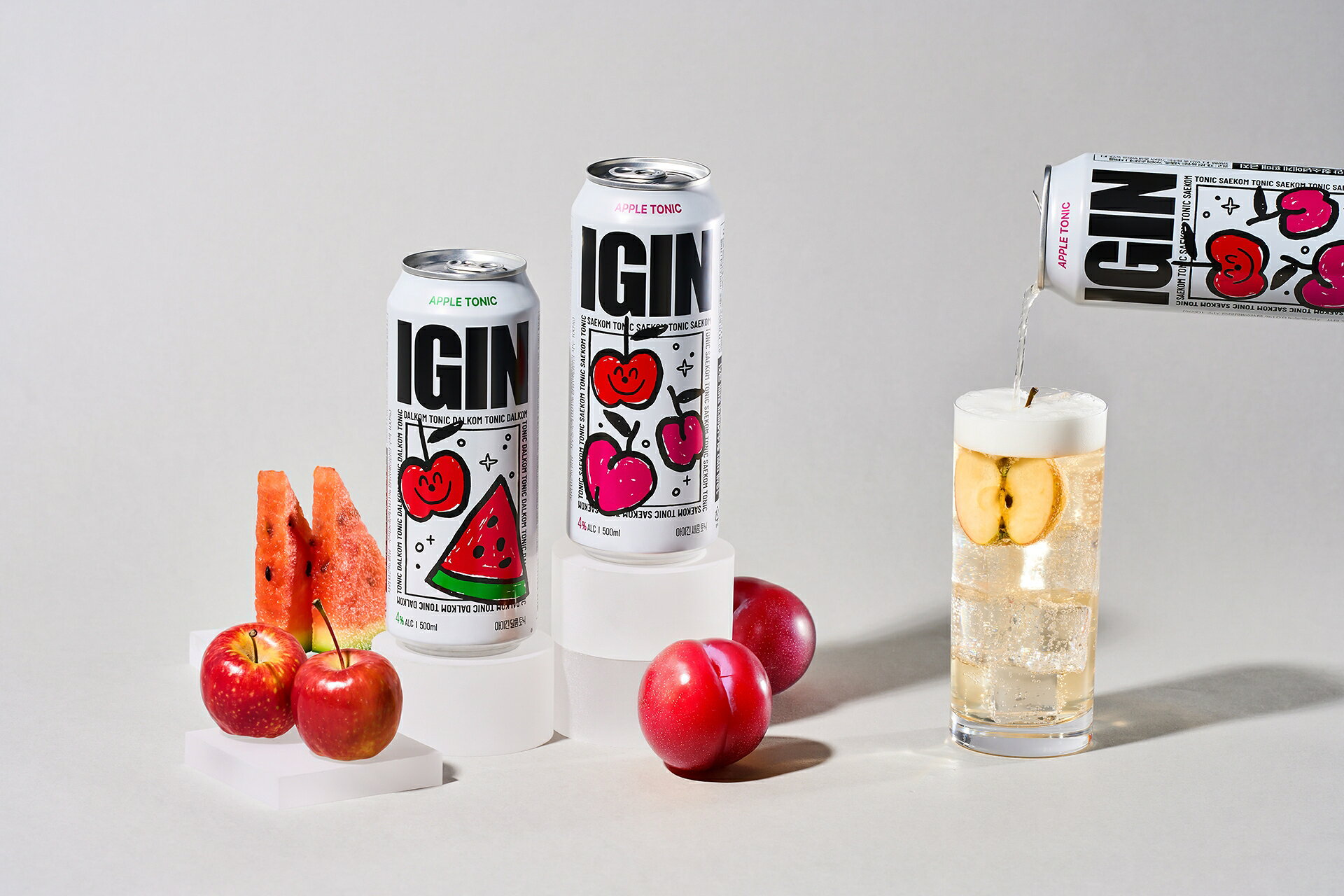 【 IGIN 】 アップルジン＆限定グッズセット IGIN 】 アップルジン＆限定グッズセット アップルジン＆グラス
