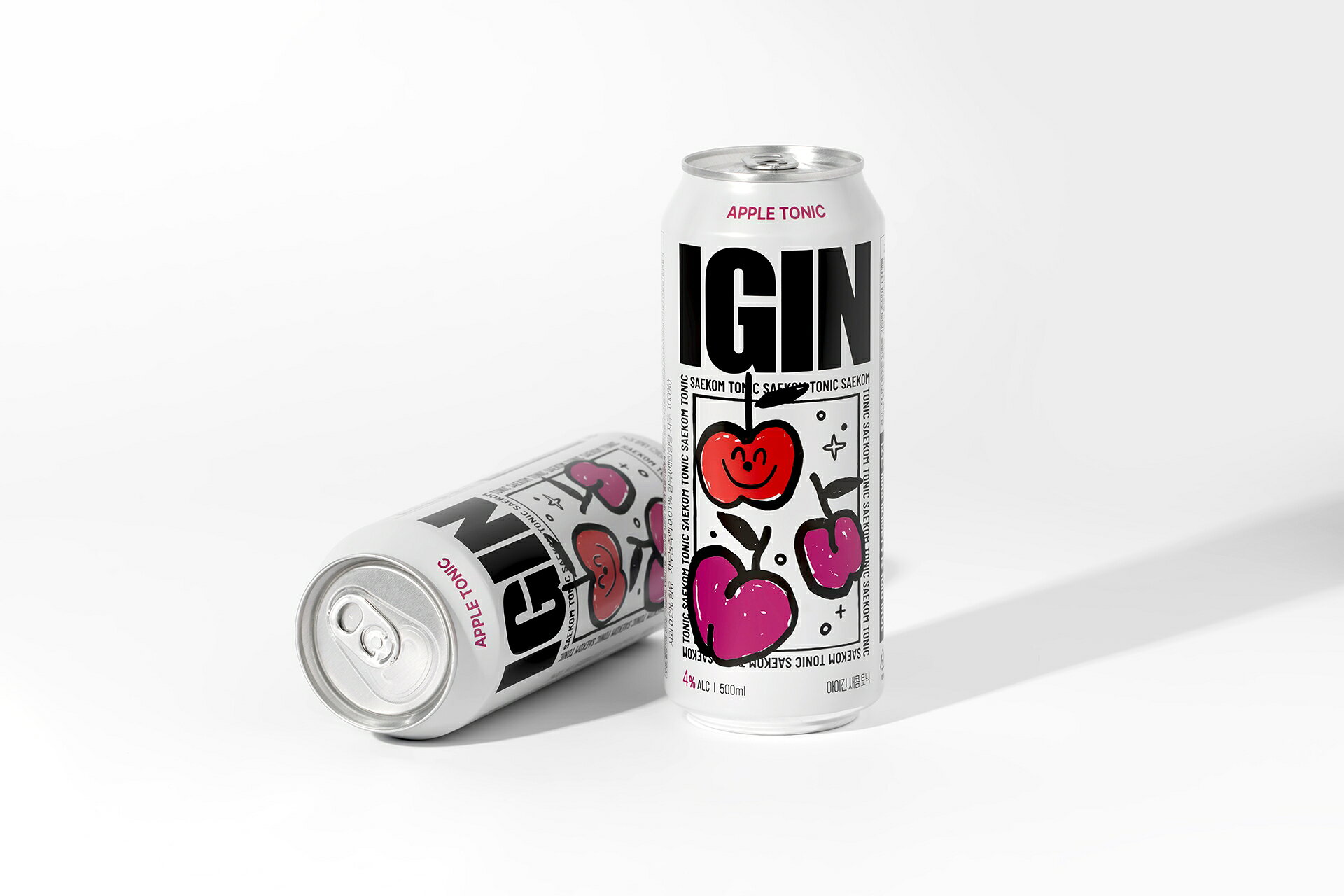IGIN APPLE TONIC BTS JIN 3点セット② BTS・JINがアンバサダーを務める「IGIN」缶タイプがローソンで