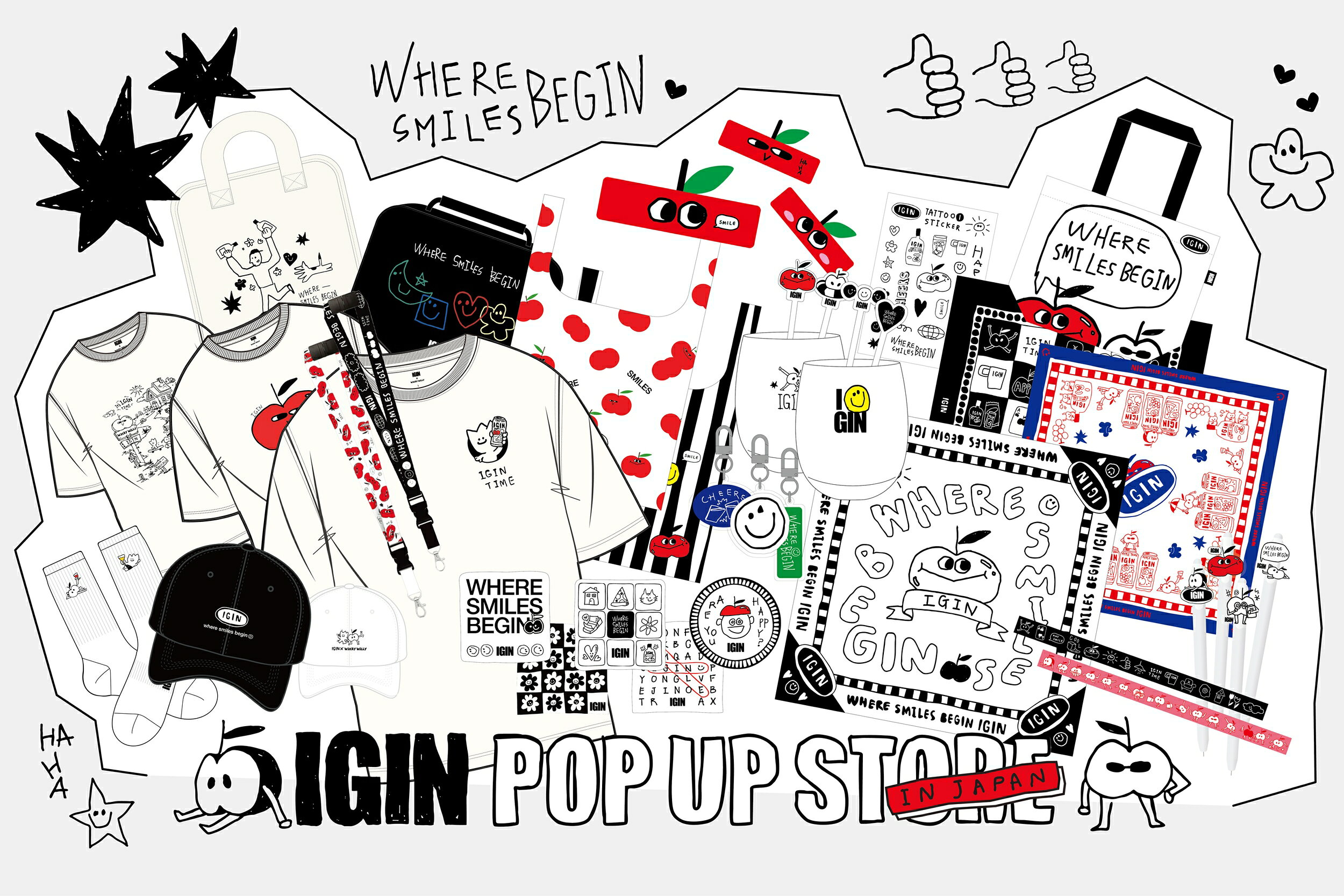 IGIN」ポップアップストアを渋谷で開催！ BTS・JINのフォト