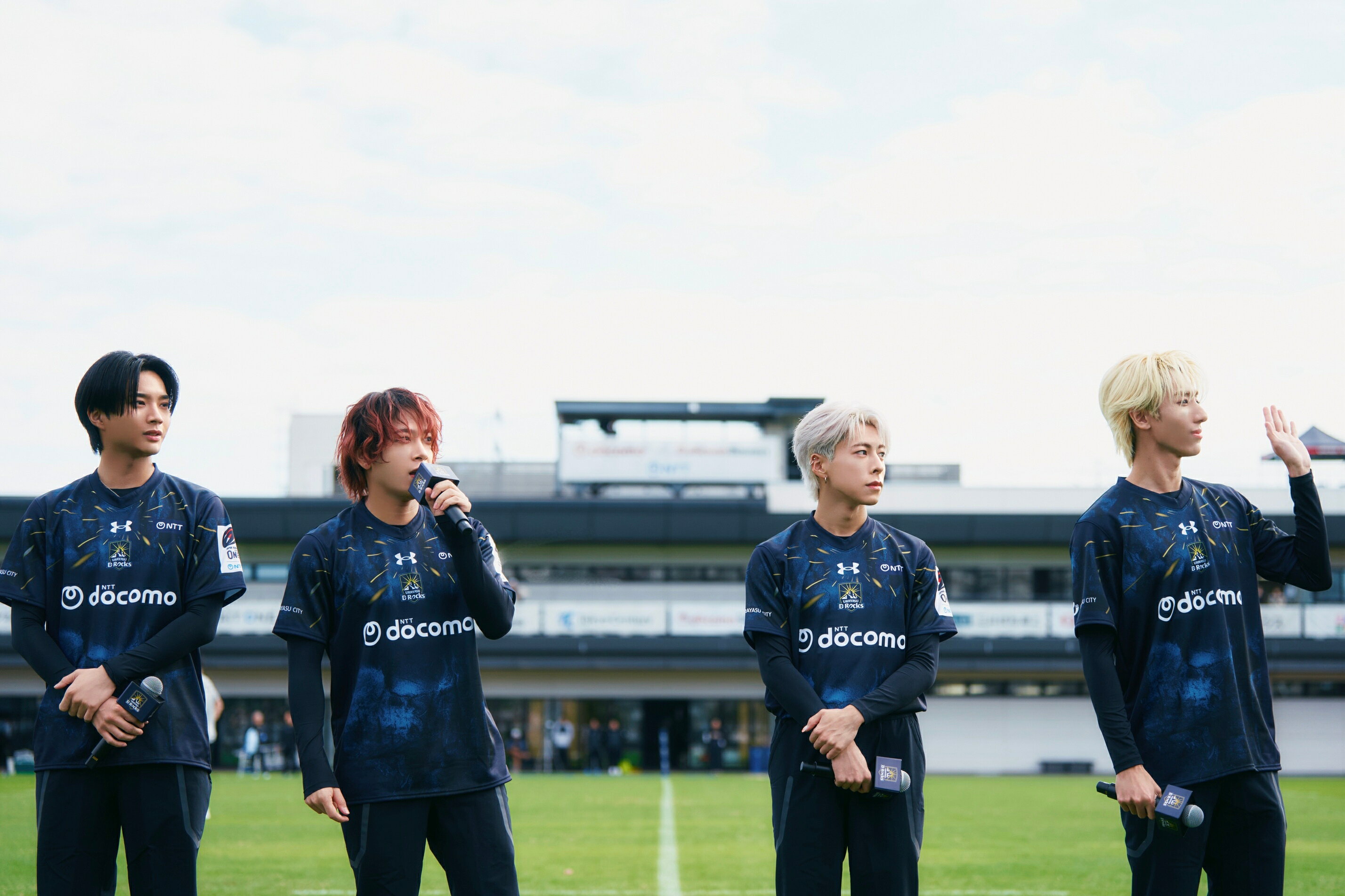 OWV、D-Rocksサポーターの前に初登場！ アンバサダーとして応援練習