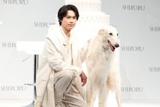 松村北斗、自身の性格は「攻め型を意識」 “美白の守り神”と新CM発表会